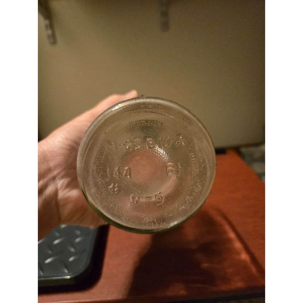 Vintage Clear Glass Shaker Bottle Federal Law Forbids Sale or Reuse Embossed